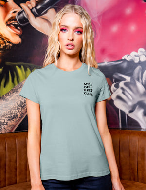 
                  
                    Load image into Gallery viewer, ADDC Women&amp;#39;s Logo T-Shirt - Pale Blue
                  
                