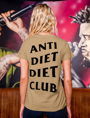 
                  
                    Load image into Gallery viewer, ADDC Women&amp;#39;s Logo T-Shirt - Tan
                  
                