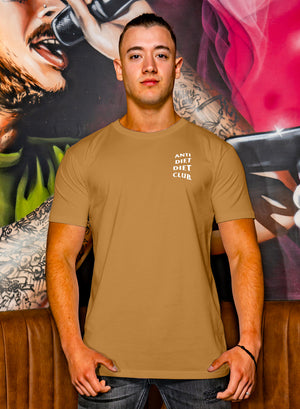 
                  
                    Load image into Gallery viewer, ADDC Men&amp;#39;s Logo T-Shirt - Camel
                  
                