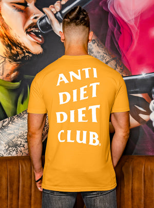 
                  
                    Load image into Gallery viewer, ADDC Men&amp;#39;s Logo T-Shirt - Gold
                  
                