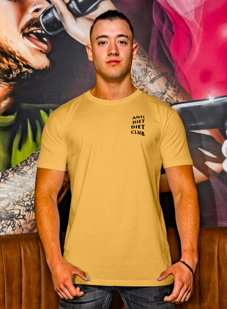
                  
                    Load image into Gallery viewer, ADDC Men&amp;#39;s Logo T-Shirt - Mustard
                  
                