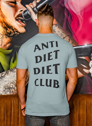 
                  
                    Load image into Gallery viewer, ADDC Men&amp;#39;s Logo T-Shirt - Pale Blue
                  
                
