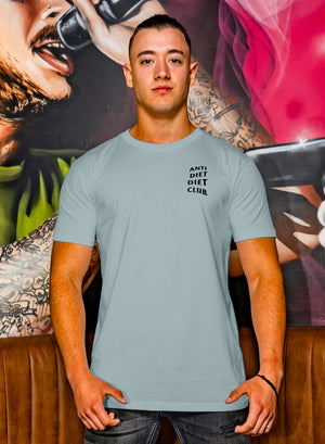 
                  
                    Load image into Gallery viewer, ADDC Men&amp;#39;s Logo T-Shirt - Pale Blue
                  
                