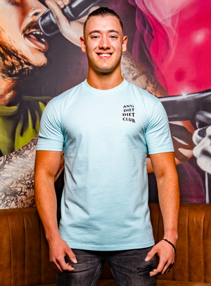 
                  
                    Load image into Gallery viewer, Cheat Day ADDC Men&amp;#39;s Logo Tee - Lagoon
                  
                