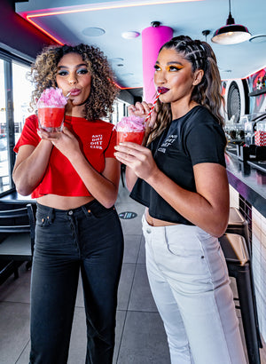 
                  
                    Load image into Gallery viewer, Cheat Day ADDC Crop Tee - Red
                  
                